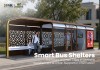 Enclosed Smart Bus Shelter with Arabic Pattern Panels