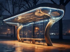 Design principles of Open type bus shelter