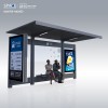Good quality City Public Modern Stainless Steel Customized Bus Stop Shelter with Vending machine
