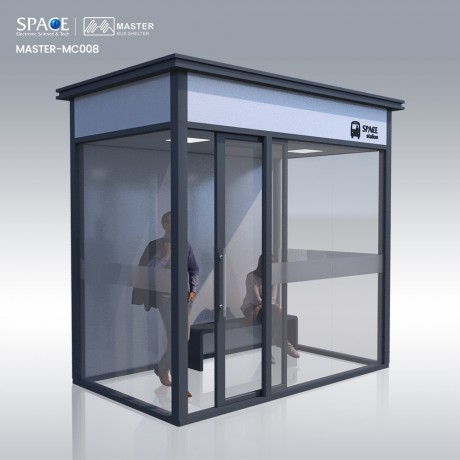 OEM / ODM Galvanized Sheet Advertising Tempered Glass Light Box Bus Shelter for Sale