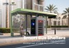 Smart Bus Shelter with Vending Machine and Digital Arrival Display