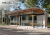 Enclosed Smart Bus Shelter with Glass Doors