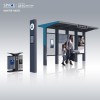 Dongguan Outdoor Customized Smart Bus Shelter Stop Station Manufacture