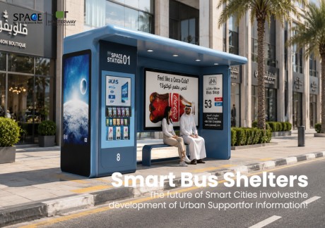 Modular Smart Bus Shelter with Advertising Light Box | MASTERWAY
