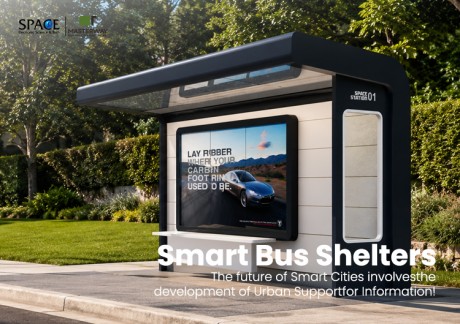 Modern Modular Bus Shelter with Advertising Light Box | Masterway