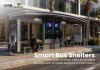 Smart Bus Shelter with Digital Information Display and Advertising Lightbox Smart Bus Shelter with Digital Information Display and Advertising Lightbox