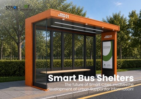 Wood Finish Modular Bus Shelter with Advertising Light Box | Masterway
