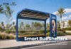 Solar Bus Shelter with Advertising Light Box | MASTERWAY-MO183 Solar Bus Shelter with Advertising Light Box | MASTERWAY-MO183