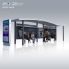 Modern Digital Bus Station LED Sign Box Design WIFI Bus Stop Shelter