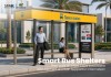 Modular Glass Bus Shelter with Route Signage
