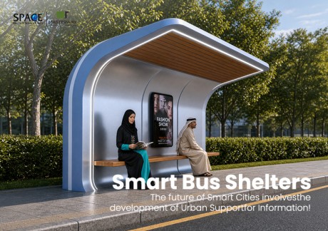 Curved Modular Bus Shelter with Advertising Light Box | Masterway