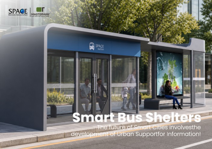 Modular Smart Bus Shelter with Glass Waiting Room and Advertising Light Box Modular Smart Bus Shelter with Glass Waiting Room and Advertising Light Box