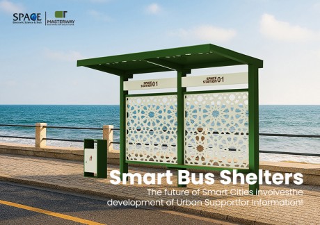 Outdoor Aluminum Bus Shelter Decorative Perforated Panel for City Seaside Transit