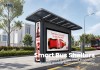 Solar Bus Shelter with Advertising Light Box | Masterway Solar Bus Shelter with Advertising Light Box | Masterway