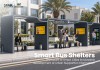 Modular Smart Bus Shelter with Digital Advertising Displays