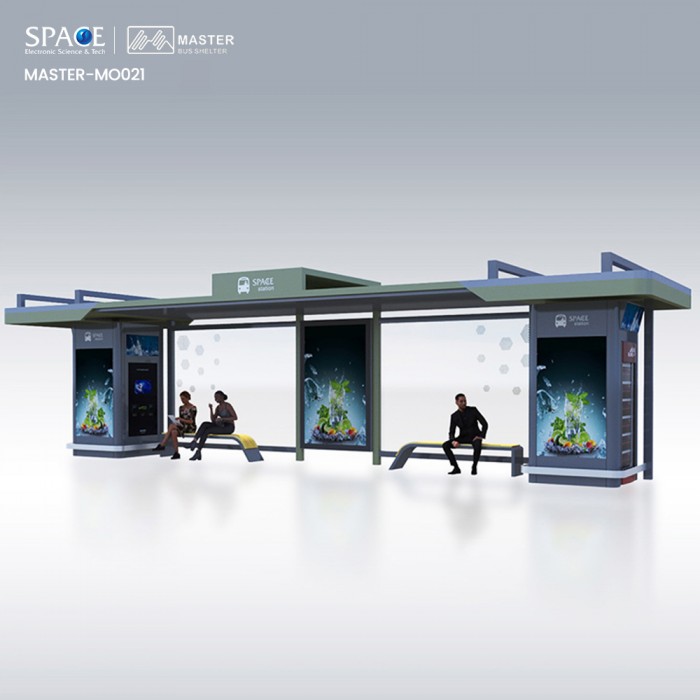 High Quality Bus Shelter with Cold Drinks Vending Machine