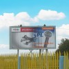 Large size spot light trivision billboard advertisement prisma