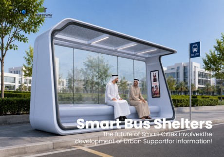 Modern Modular Bus Shelter with LCD Advertising Display | Masterway
