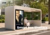 Enclosed Bus Shelter with Digital Advertising Display | Masterway Enclosed Bus Shelter with Digital Advertising Display | Masterway