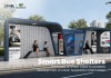 Smart Bus Shelter with Advertising Lightbox and Vending Machine