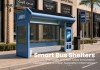 Solar-Powered Smart Bus Shelter with LCD Display | MASTERWAY Solar-Powered Smart Bus Shelter with LCD Display | MASTERWAY