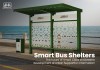 Outdoor Aluminum Bus Shelter Decorative Perforated Panel for City Seaside Transit Outdoor Aluminum Bus Shelter Decorative Perforated Panel for City Seaside Transit