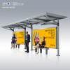 LED Display Advertising Billboard with Solar Power Bus Shelter Stop